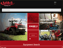 Tablet Screenshot of msequipment.com